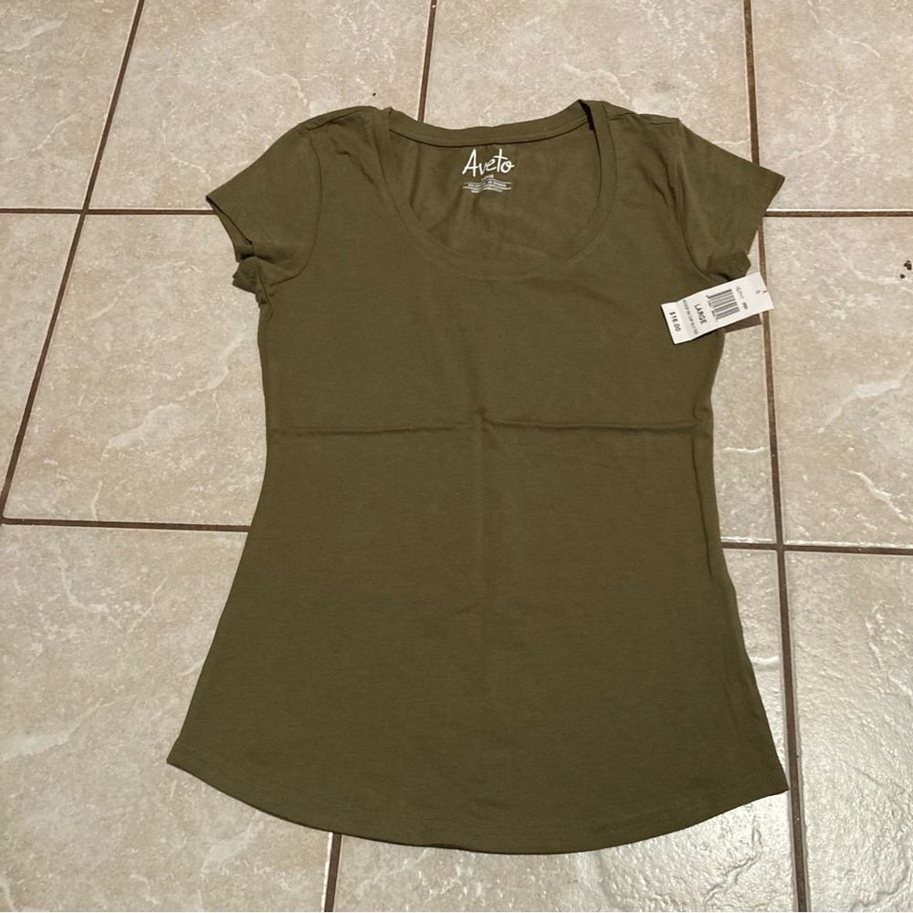 AVeto  Classic Olive Short Sleeve Tee